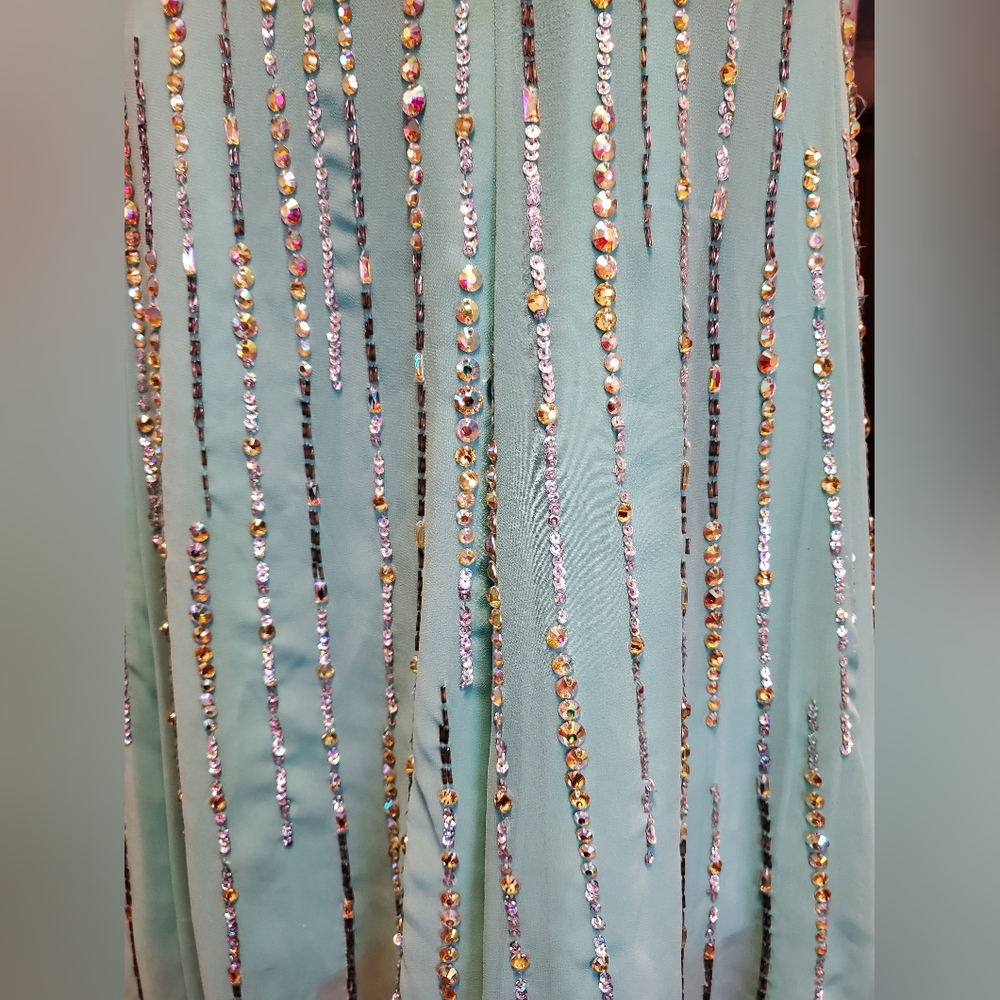 PARTYTIME SEQUINS GEMS GOWN - Picture 12 of 16